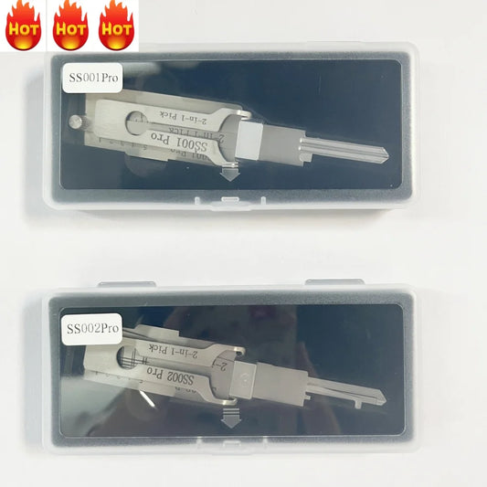 Lishi 2 in 1 Style SS001 SS002 pro lock pick and decoder